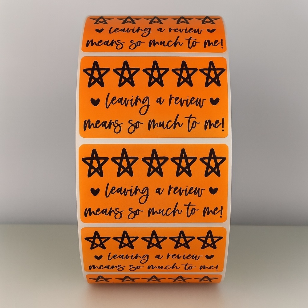 Posh Seller Review Stickers 🌟 “Leaving a Review Means So Much To Me